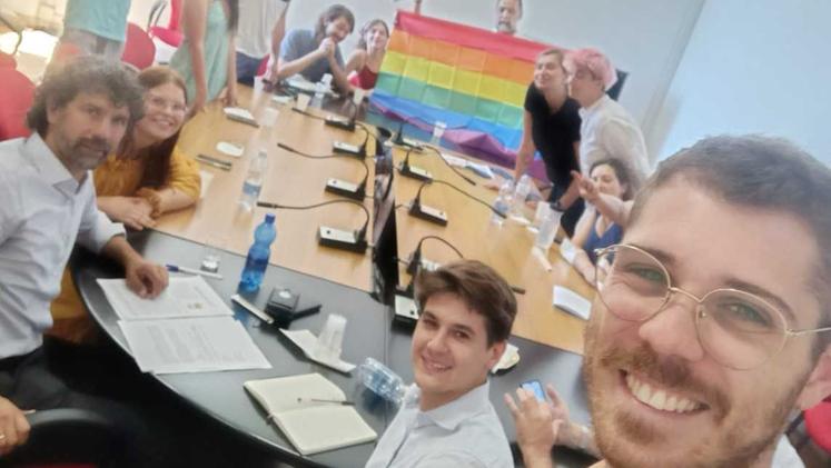 Il Comitato Verona Pride con il sindaco Tommasi