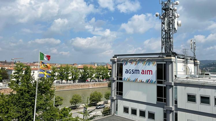 La sede di Agsm Aim