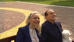 Berlusconi con Marta Fascina nel suo 86° compleanno