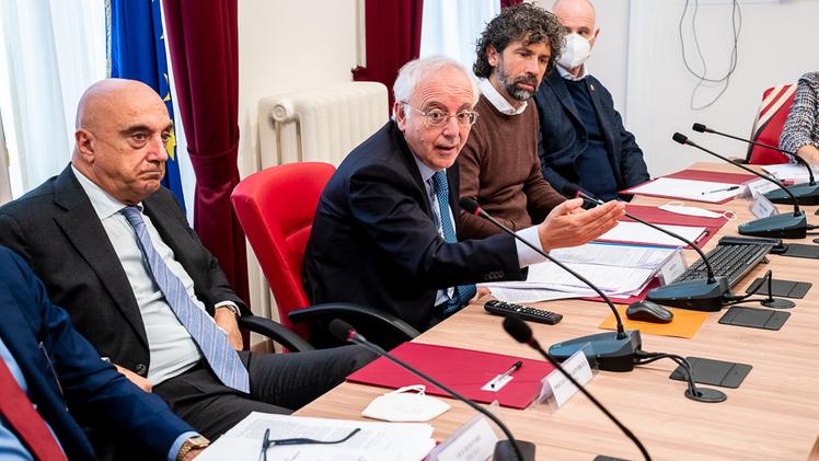 Il procuratore Bruno Francesco Bruni, Cafagna e Damiano Tommasi