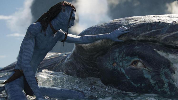 Grande schermo Una scena di «Avatar: La  via dell’acqua», a breve nelle sale italiane
