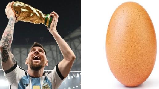 La foto di Messi con la coppa ha surclassato l'uovo più famoso di Instagram