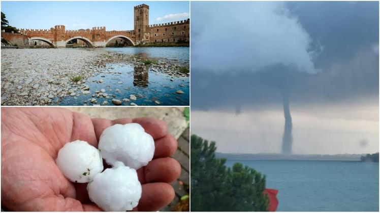 Siccità, grandinate e il tornado sul Garda hanno caratterizzato questo 2022