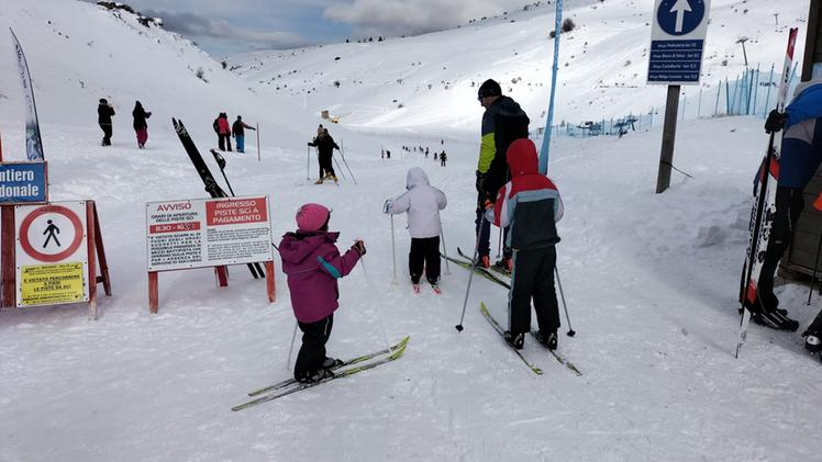 Boom di sciatori a Malga San Giorgio