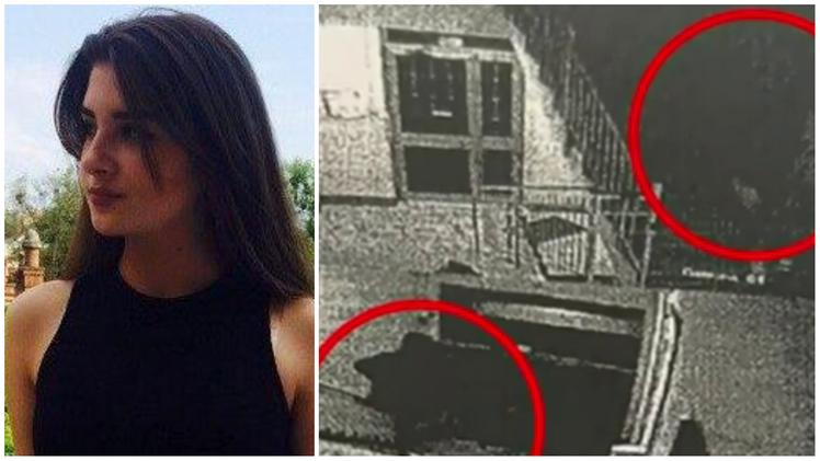 Yana, la ragazza scomparsa, e i fotogrammi dalle videocamere interne del condominio di Castiglione. Ritrarrebbero i movimenti di Dumitru