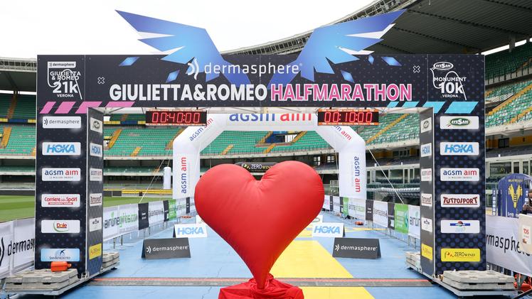 16ª Craft Giulietta&Romeo Half Marathon, partenza e arrivo allo Stadio Bentegodi