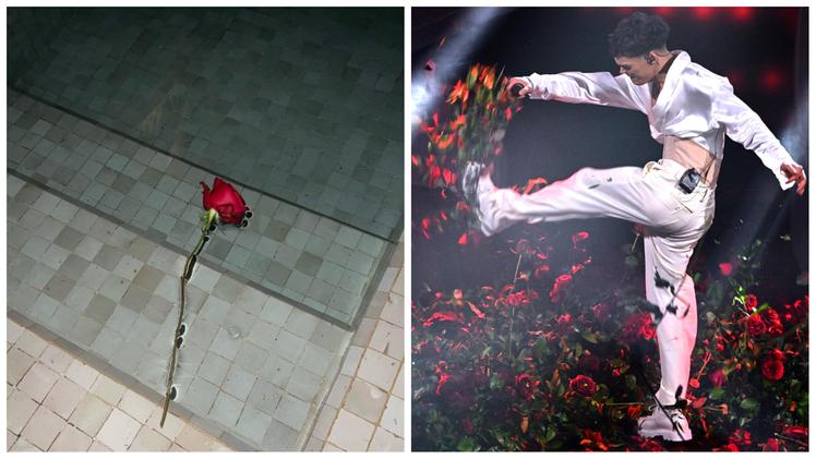 La foto postata da Blanco su Instagram il giorno di San Valentino e la sua performance sul palco dell'Ariston