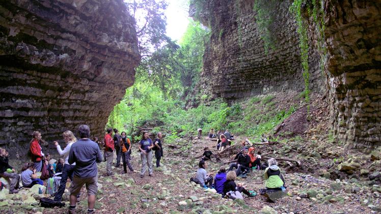 Un'escursione organizzata dall'associazione "Il Carpino" per promuovere il parco Alta Val Borago