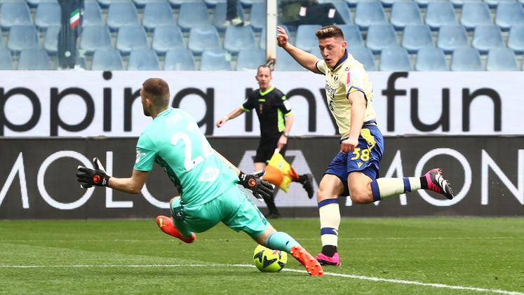 Il Verona ha bisogno anche dei gol di Adolfo Gaich (FotoExpress)