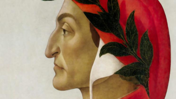 Dante Alighieri in un ritratto di Sandro Botticelli