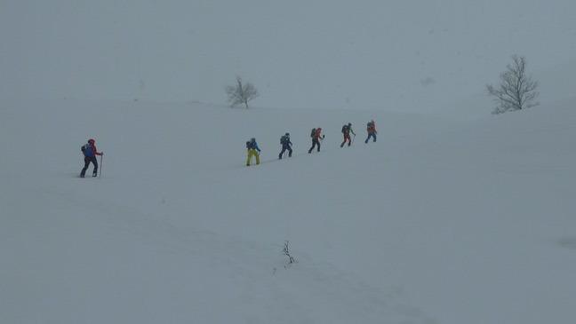 La foto dei vicentini durante un'escursione nei scorsi giorni, postata su Facebook da uno degli alpinisti del gruppo